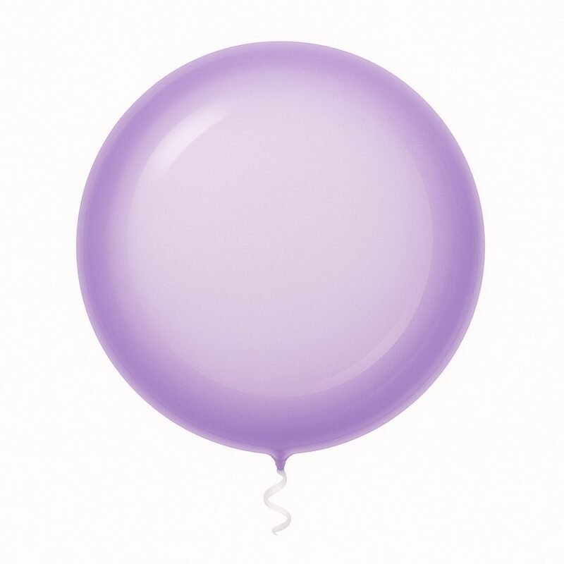 Globo Burbuja Lila Dount (Bubble Balloon) #18