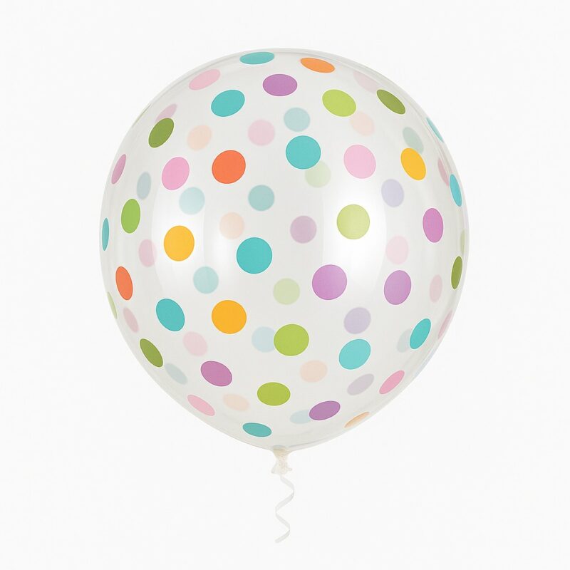 Globo Burbuja Confeti Multicolor #18