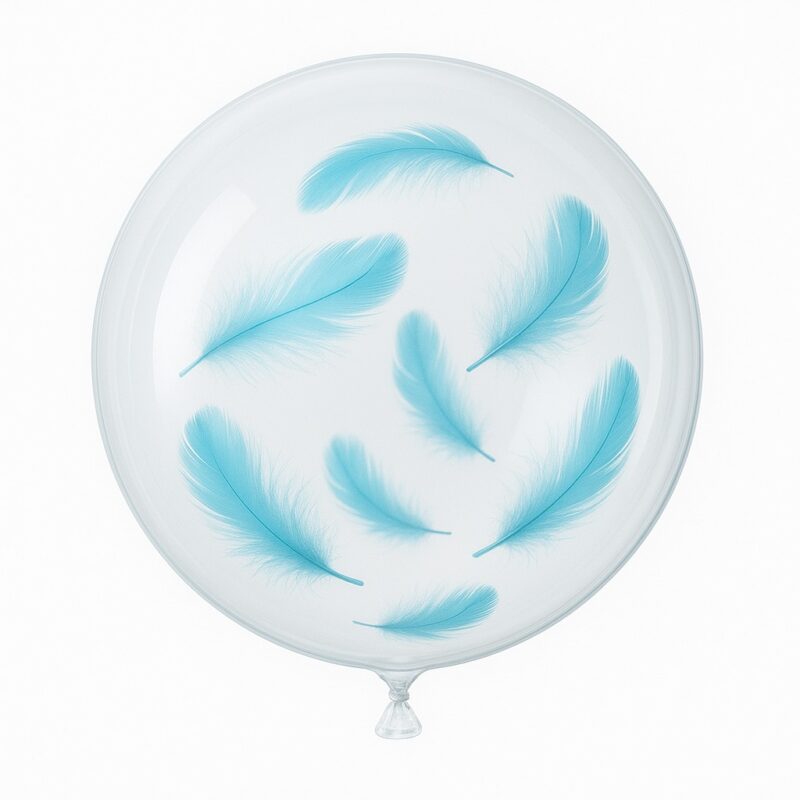 Globo Buble Balloon Tiffany Blue #18