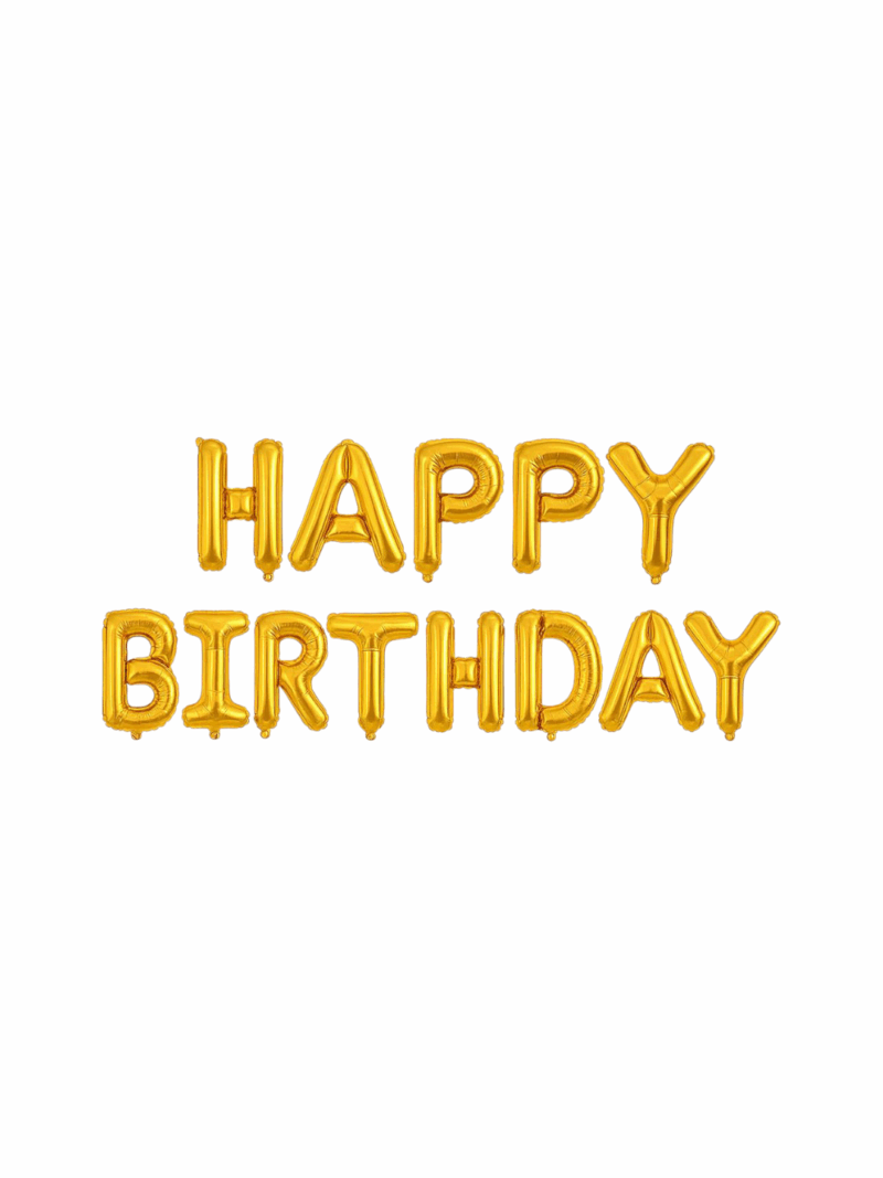 Air Filled Happy Birthday Completo #30