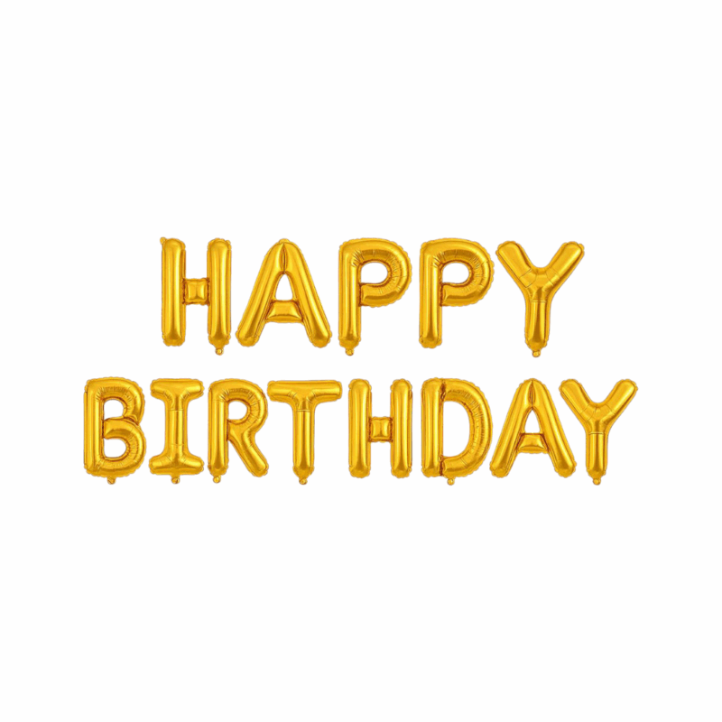 Air Filled Happy Birthday Completo #30