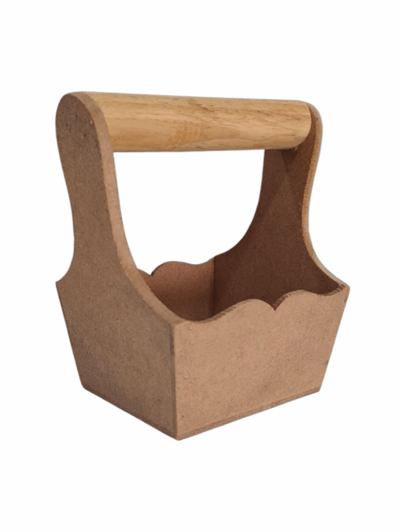 Canastica de Madera con Asa