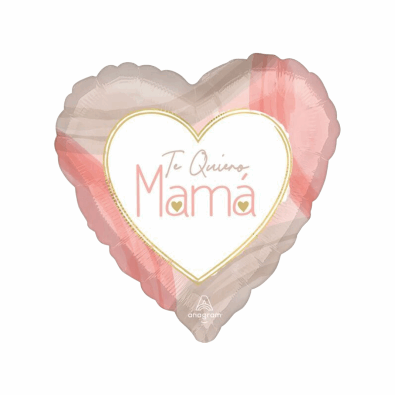 Globo Standard forma corazón Te Quiero Mamá #17