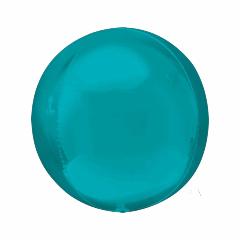 Globo Metálico Azul Caribe -- #15