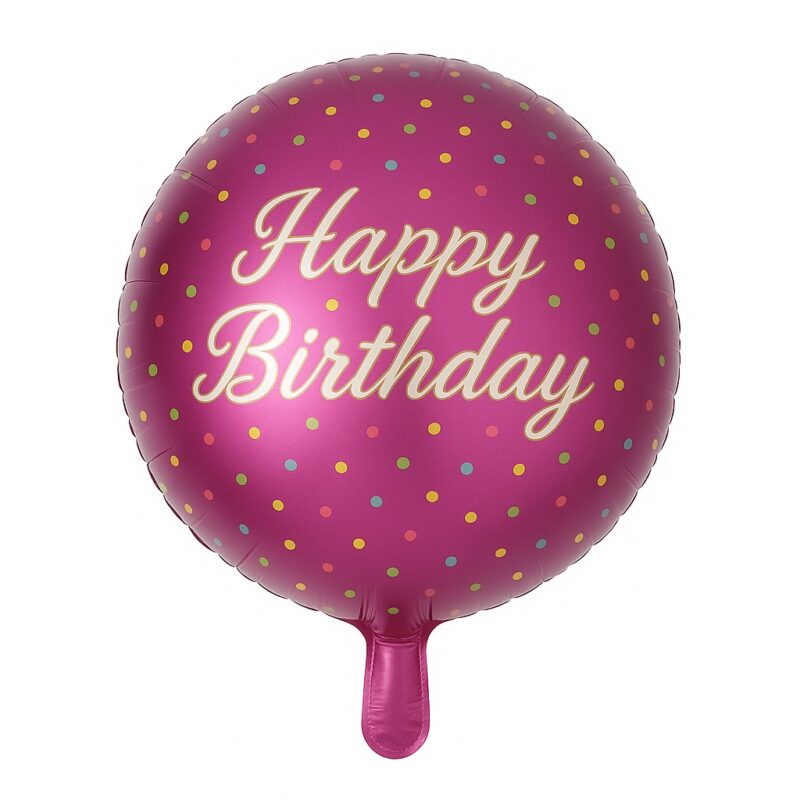 Globo 4D Foil Balloons Happy Birthday Fucsia #16