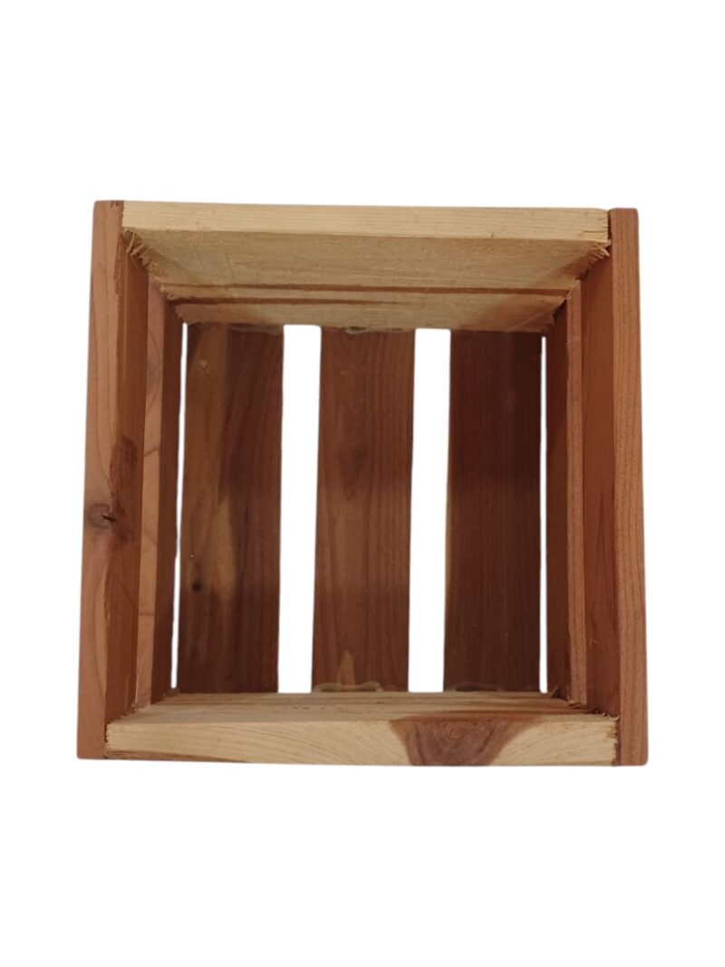 Caja Macetero en Madera Natural