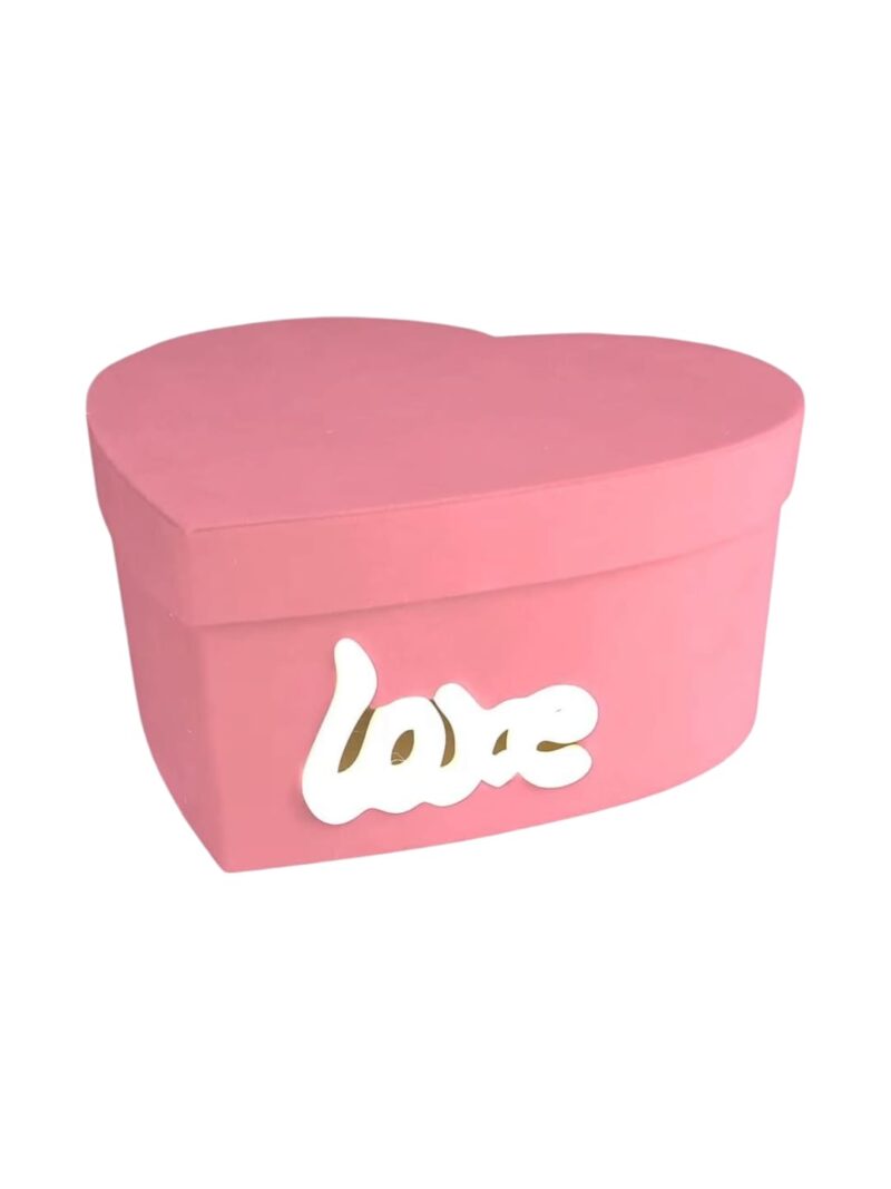 Caja Forma Corazón Love en LED D74-RS