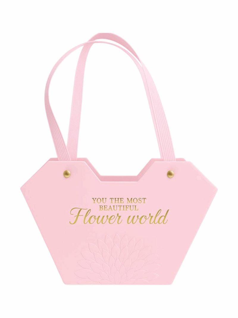 Caja forma Cartera Roja Flower World D78-RS