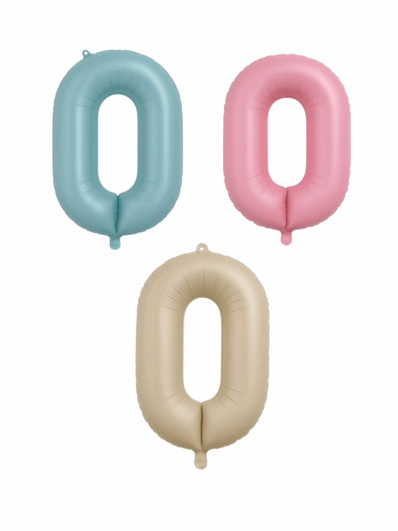 Number Foil Balloon numero "0"