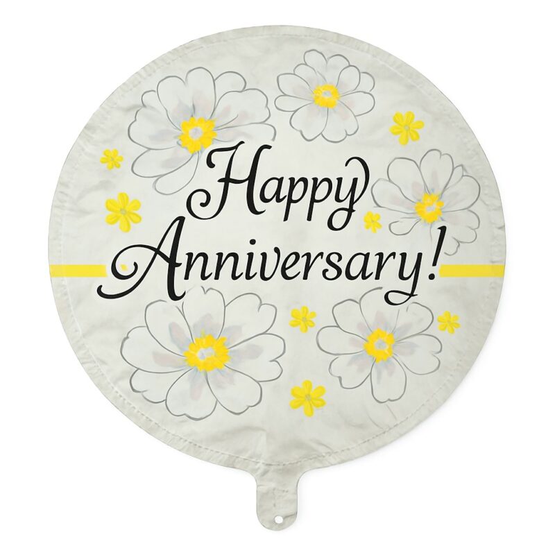 Globo Redondo Happy Anniversary