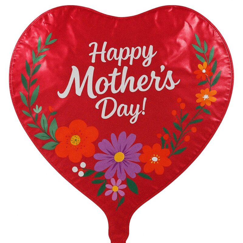 Globo Forma Corazón Mamá