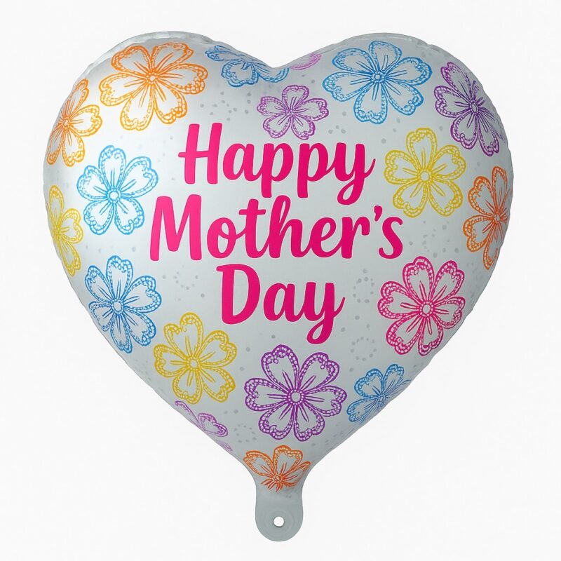 Globo Forma Corazón Mamá