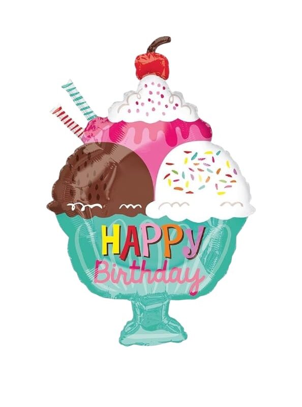 Globo Standard forma Helado HBD #23