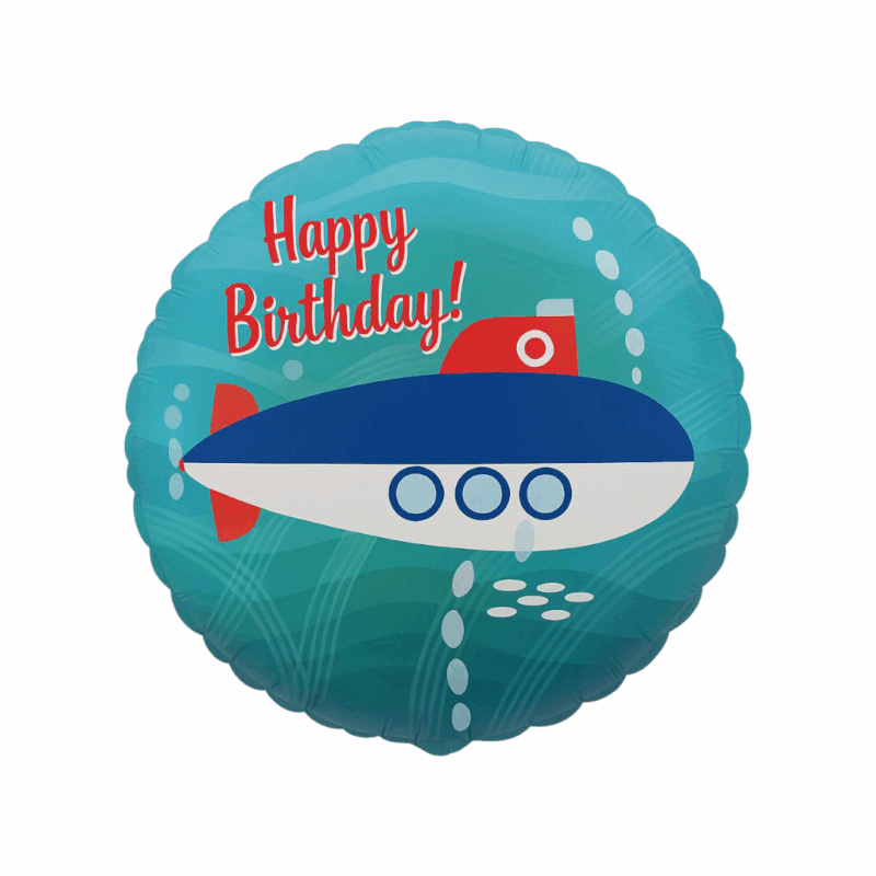 Globo Standard Happy Birthday Boat #18