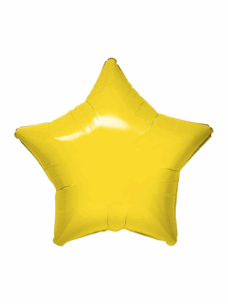 Globo Standard Estrella color Amarillo #19