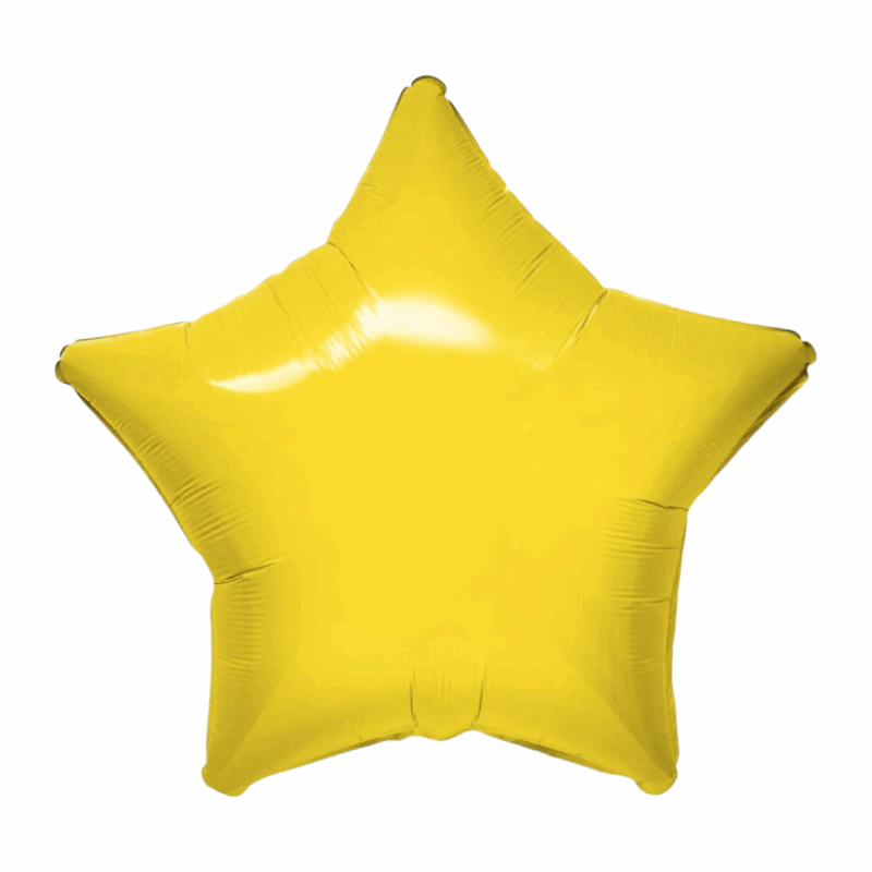 Globo Standard Estrella color Amarillo #19