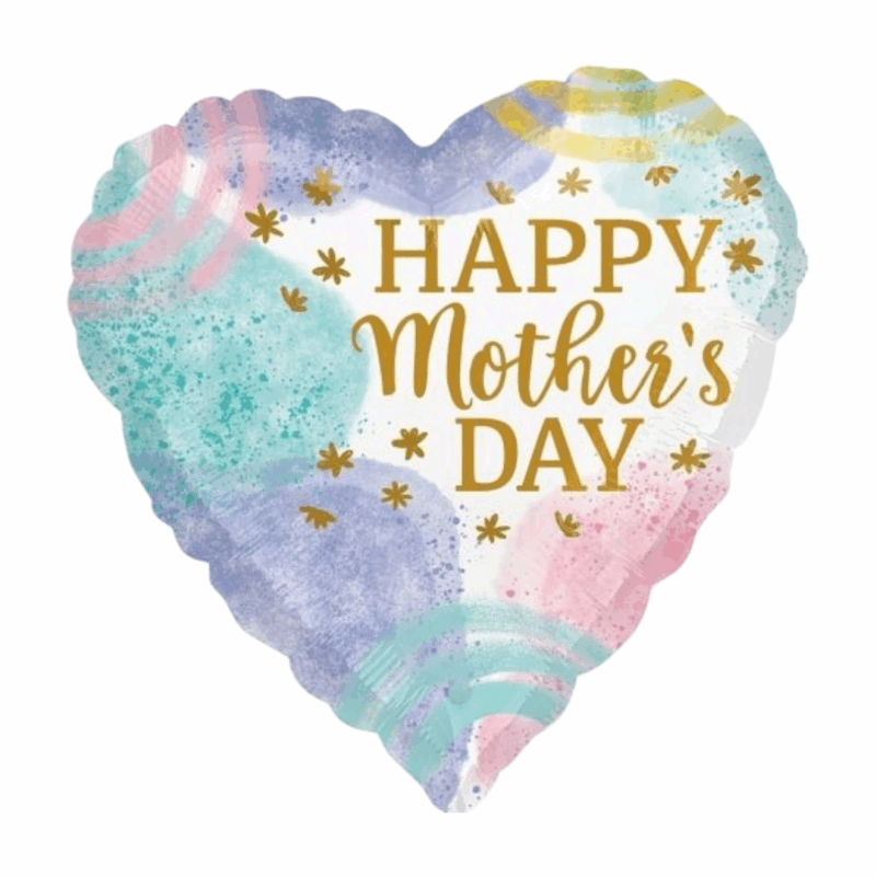 Globo Standard forma Corazón " Happy Mother's Day" #17