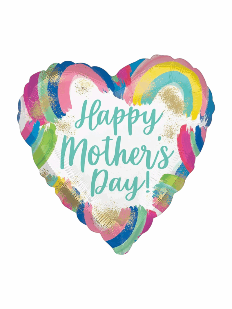 Globo Standard forma Corazón Happy Mother's Day #17