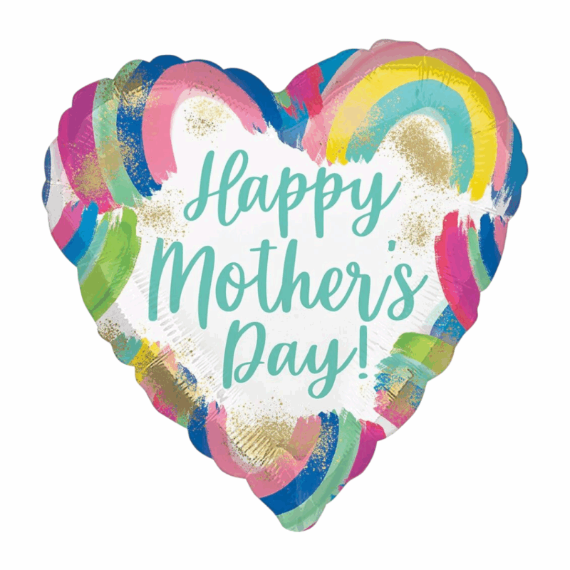 Globo Standard forma Corazón Happy Mother's Day #17