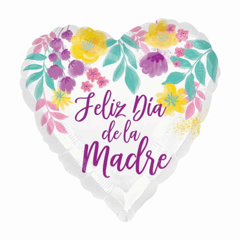 Globo Jumbo forma Corazón "Feliz Dia de la Madre" #28