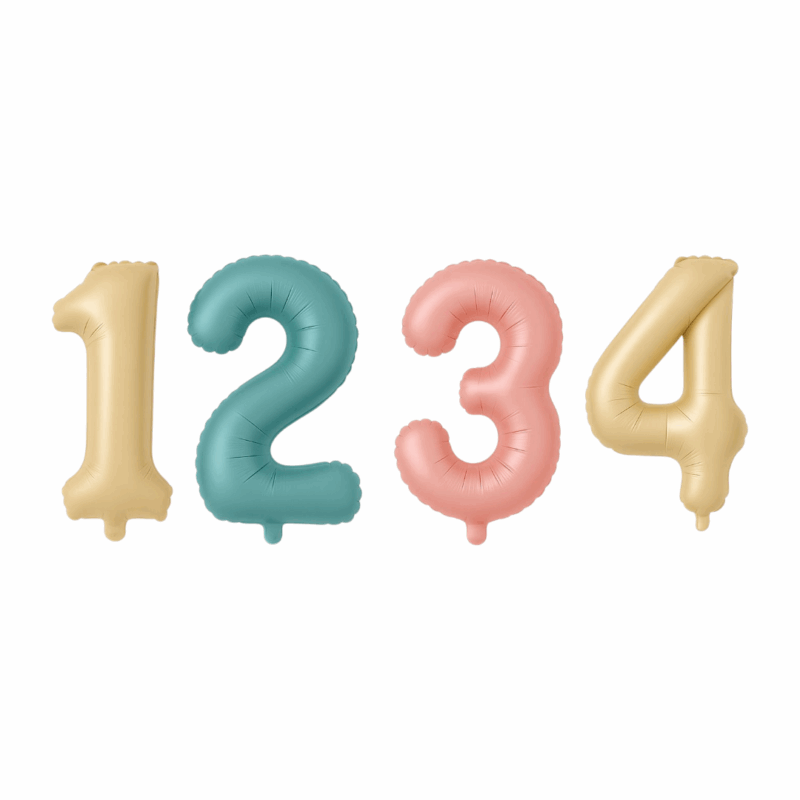 Globos Number Foil Balloon #40 Numeros