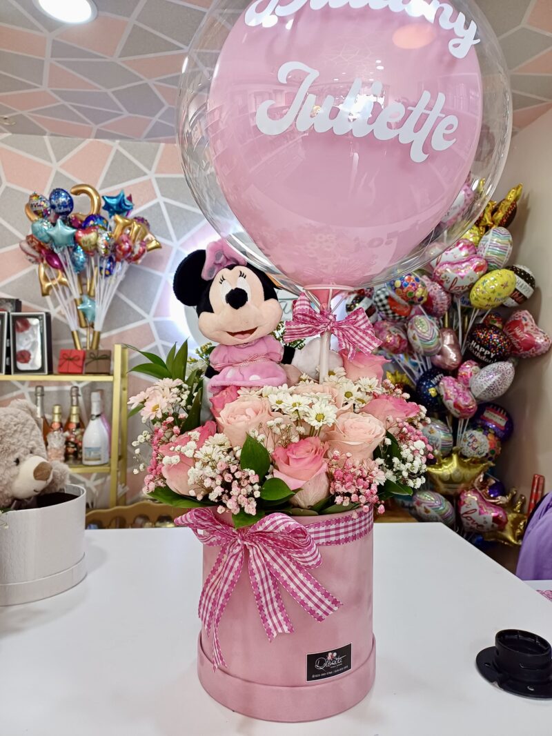 Arreglo Minnie y Las Rosas