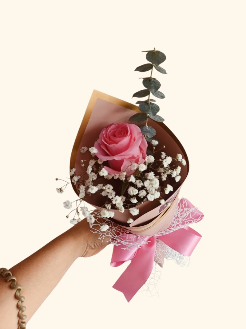 Solitario de Rosa Dulce Serenidad