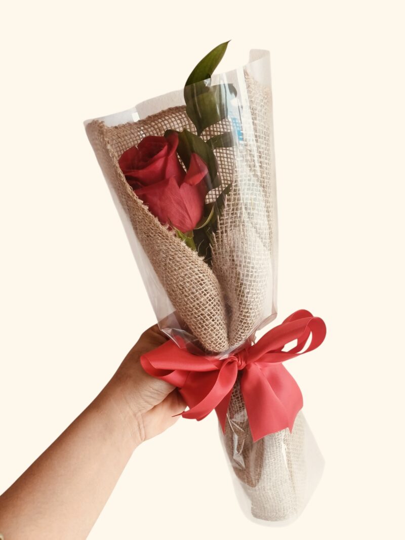 Solitario de Rosa Aura Floral
