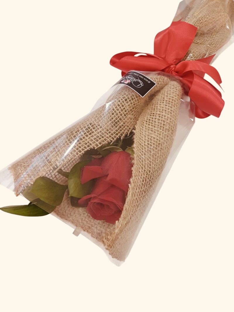 Solitario de Rosa Aura Floral