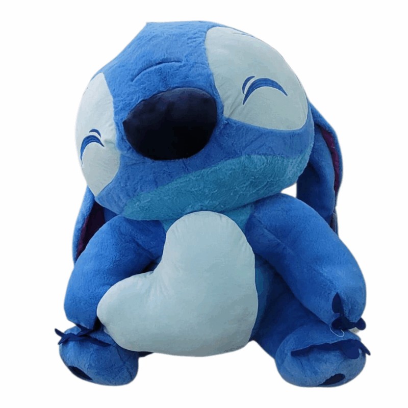 Peluche Stitch Corazón. 28 pulgadas