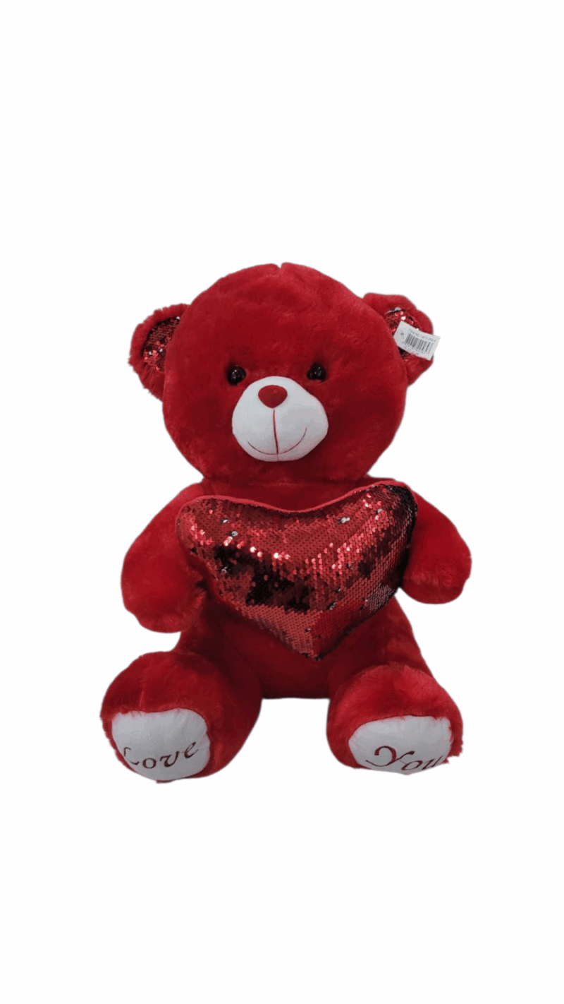 Peluche Oso Corazoncito. 50 centímetros