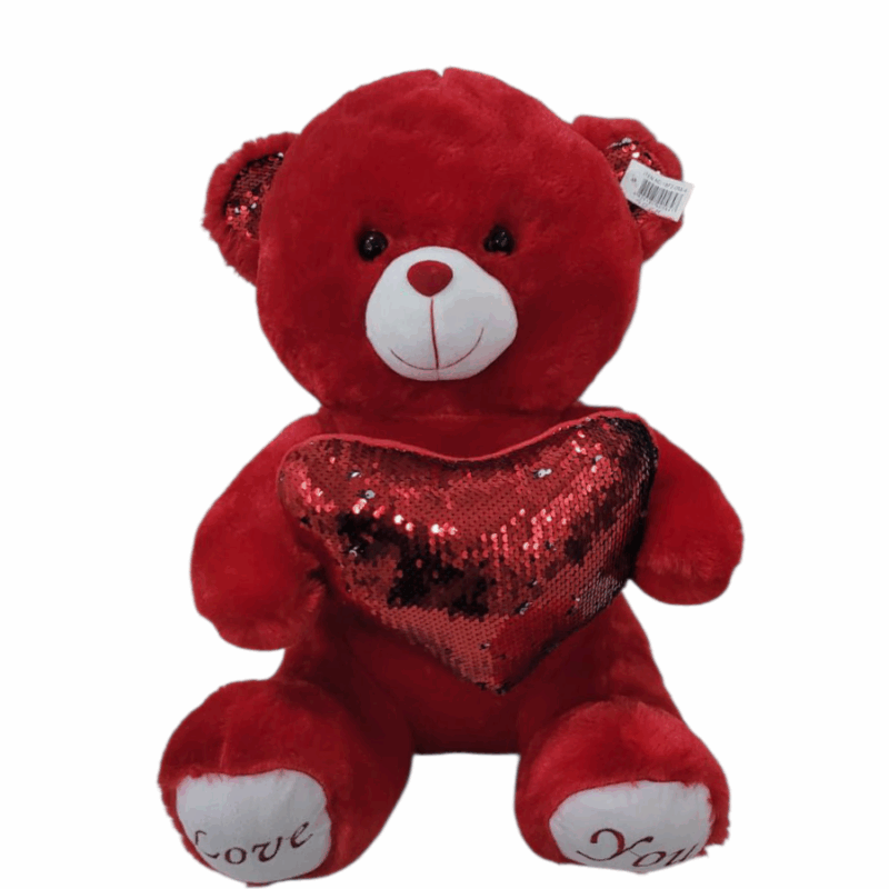 Peluche Oso Corazoncito. 50 centímetros