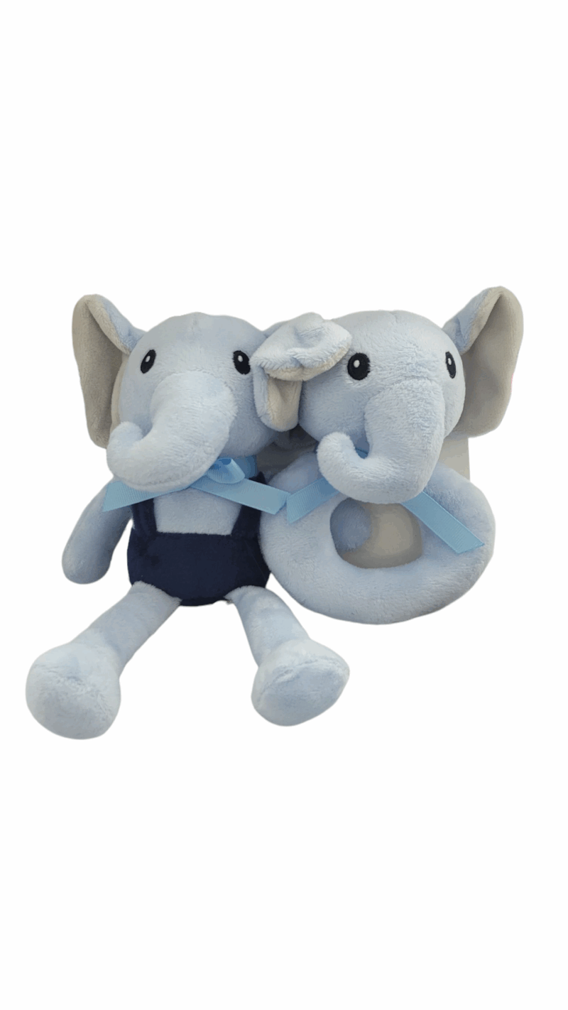 Peluches de Elefantes Color Azul