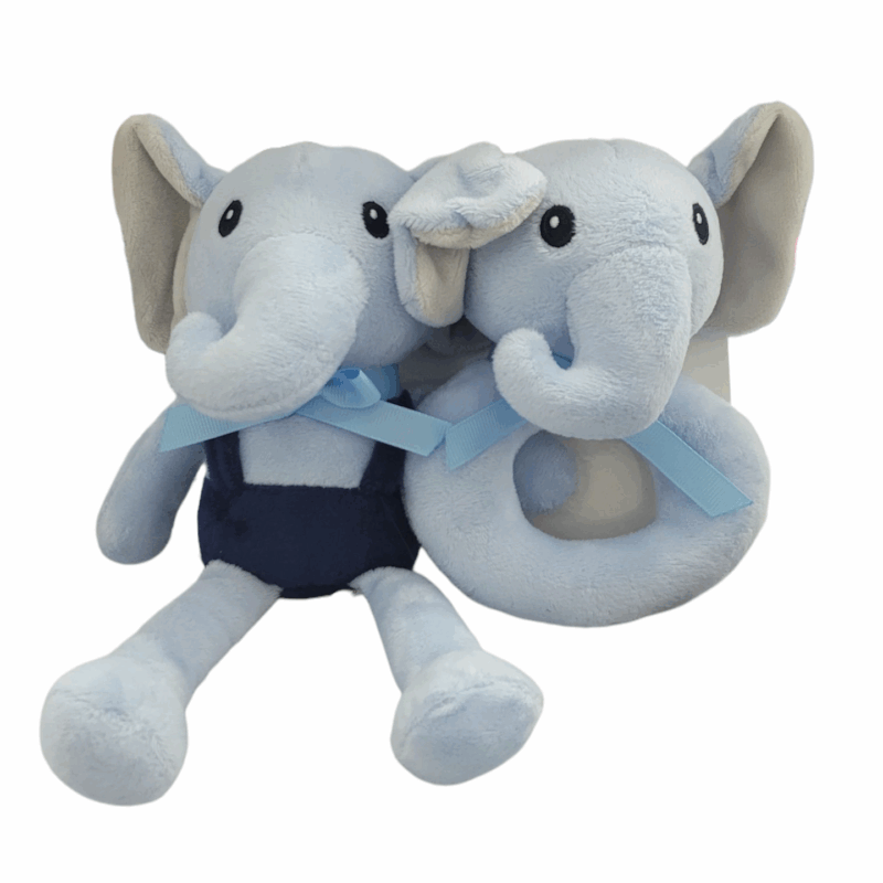 Peluches de Elefantes Color Azul