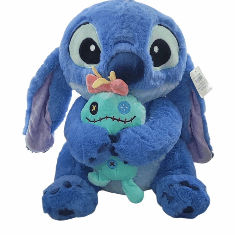 Peluche Stitch con Bebé. 13 pulgadas