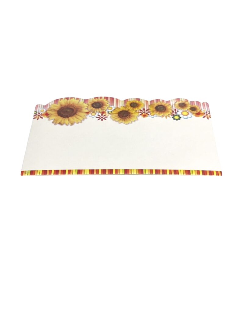 Tarjeta Borde Girasoles --TRA02
