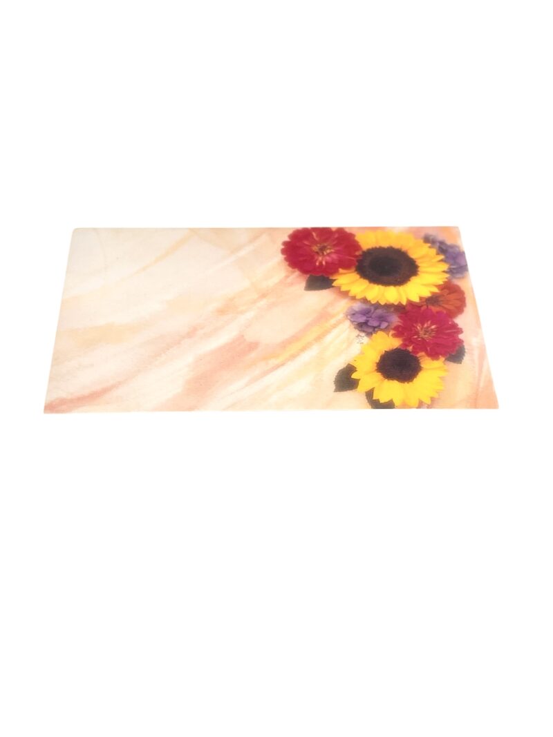 Tarjeta Borde Girasoles y Gerberas TRA04